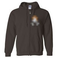 Beagle Dog In The Pocket Cute Pocket Beagle Full Zip Hoodie