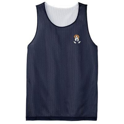 Beagle Dog In The Pocket Cute Pocket Beagle Mesh Reversible Basketball Jersey Tank