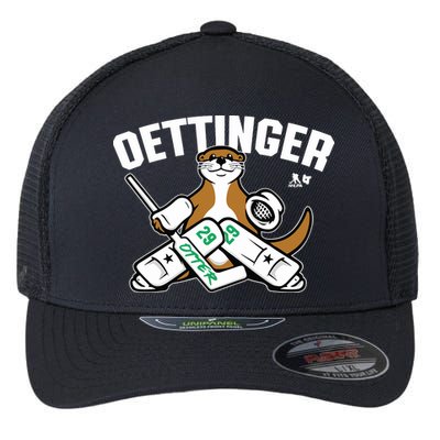 Breakingt Dallas Jake Oettinger Otter Flexfit Unipanel Trucker Cap