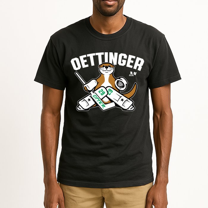 Breakingt Dallas Jake Oettinger Otter Tall T-Shirt