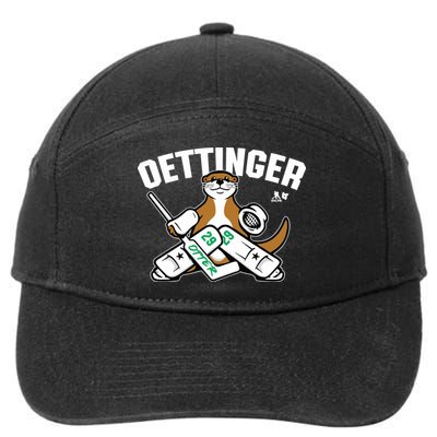Breakingt Dallas Jake Oettinger Otter 7-Panel Snapback Hat
