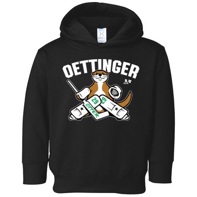Breakingt Dallas Jake Oettinger Otter Toddler Hoodie