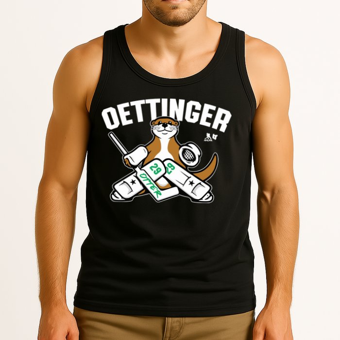 Breakingt Dallas Jake Oettinger Otter Tank Top