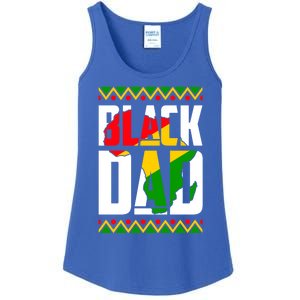 Black Dad Juneteenth King Father Black History Month Melanin Gift Ladies Essential Tank