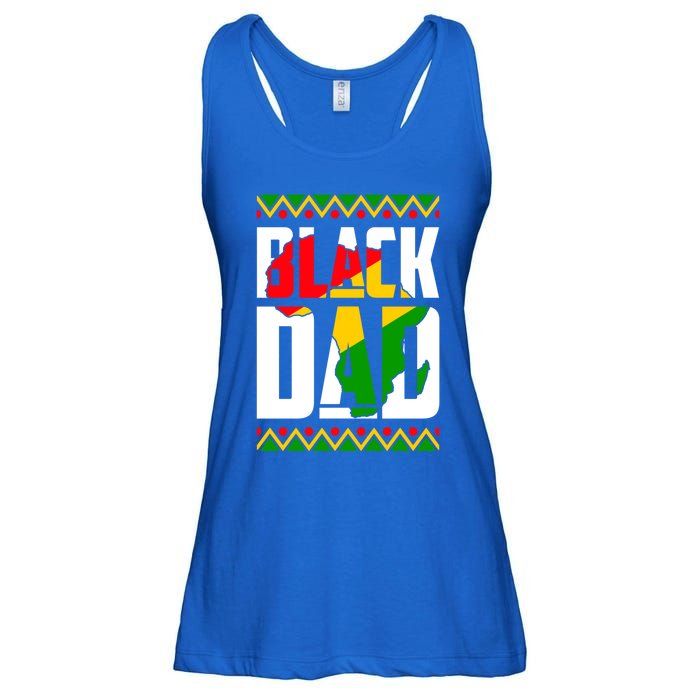 Black Dad Juneteenth King Father Black History Month Melanin Gift Ladies Essential Flowy Tank