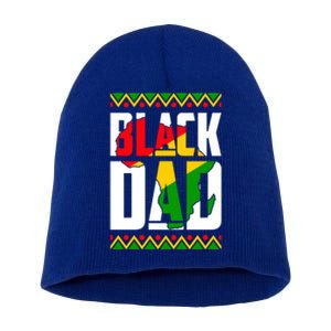 Black Dad Juneteenth King Father Black History Month Melanin Gift Short Acrylic Beanie