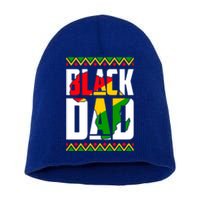 Black Dad Juneteenth King Father Black History Month Melanin Gift Short Acrylic Beanie