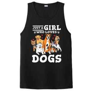 Boxer Dog Just A Girl Who Loves Dogs PosiCharge Competitor Tank