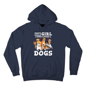 Boxer Dog Just A Girl Who Loves Dogs Hoodie