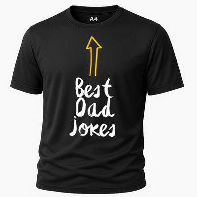 Best Dad Jokes Arrow Funny Gift Cooling Performance Crew T-Shirt