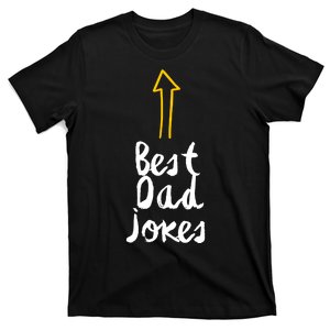 Best Dad Jokes Arrow Funny Gift T-Shirt