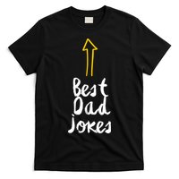 Best Dad Jokes Arrow Funny Gift T-Shirt