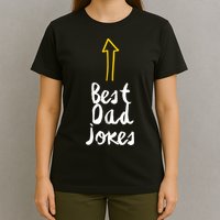 Best Dad Jokes Arrow Funny Gift T-Shirt