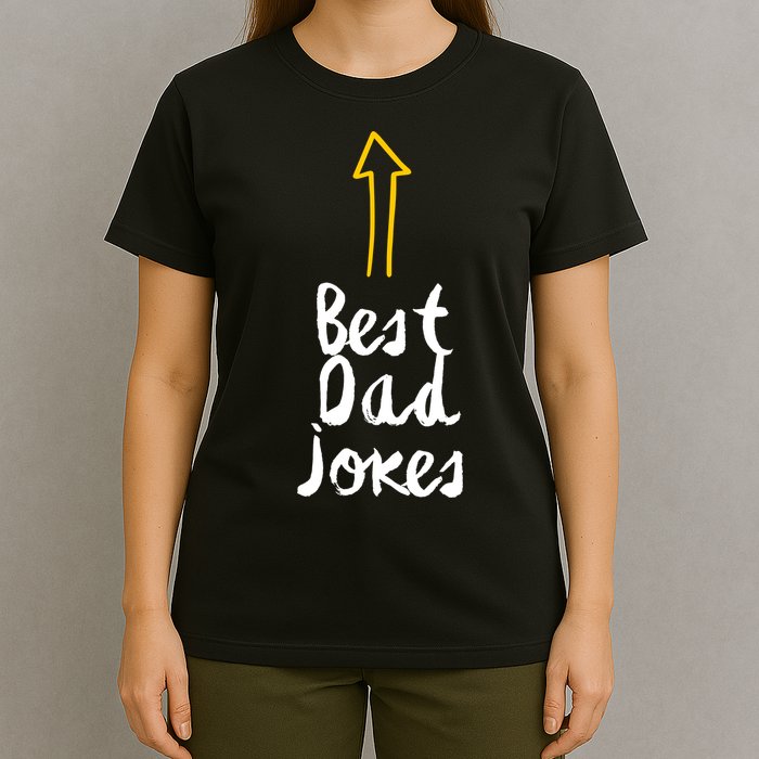 Best Dad Jokes Arrow Funny Gift T-Shirt