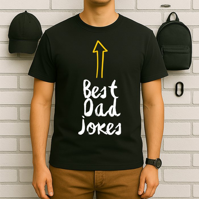 Best Dad Jokes Arrow Funny Gift T-Shirt