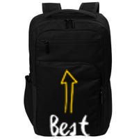 Best Dad Jokes Arrow Funny Gift Impact Tech Backpack