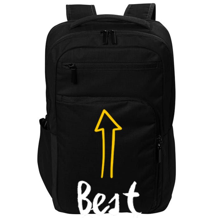 Best Dad Jokes Arrow Funny Gift Impact Tech Backpack