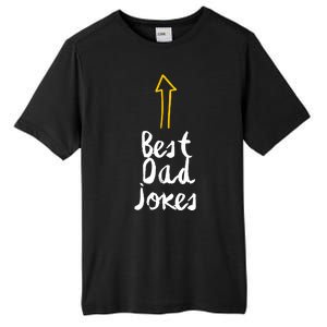 Best Dad Jokes Arrow Funny Gift Tall Fusion ChromaSoft Performance T-Shirt