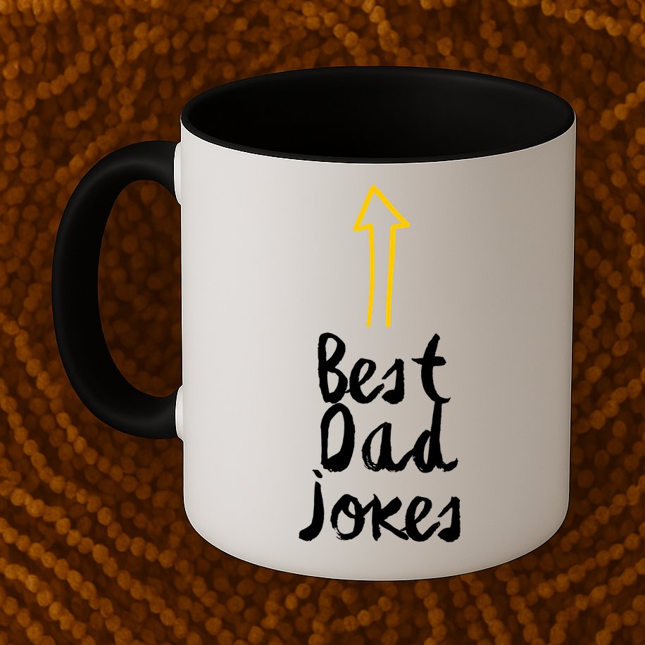 Best Dad Jokes Arrow Funny Gift Mug