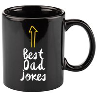 Best Dad Jokes Arrow Funny Gift 11oz C Handle Ceramic Mug