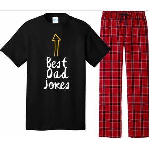 Best Dad Jokes Arrow Funny Gift Pajama Set