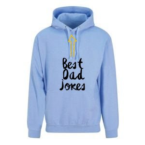 Best Dad Jokes Arrow Funny Gift Unisex Surf Hoodie