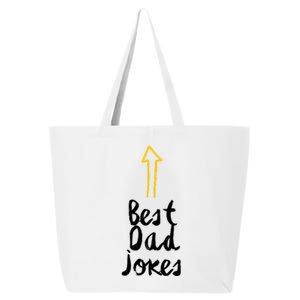 Best Dad Jokes Arrow Funny Gift 25L Jumbo Tote