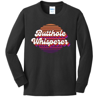 Bad Daddy Jacob Hoffman Butthole Whisperer 2 Kids Long Sleeve Shirt