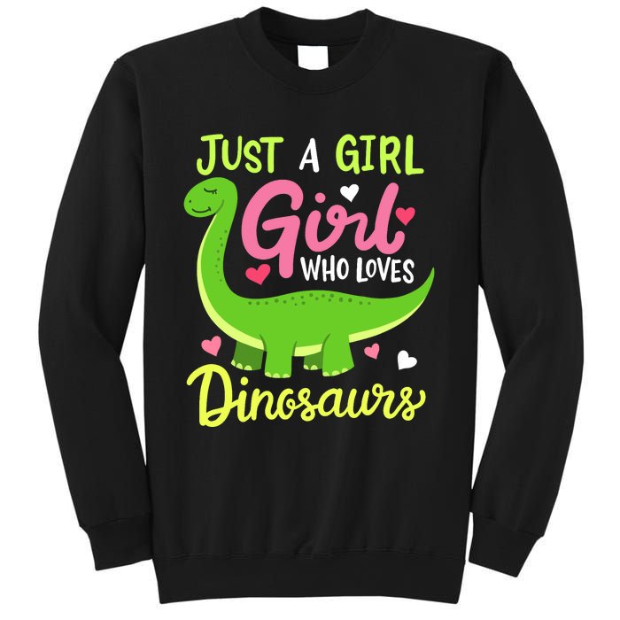  Brachiosaurus Dinosaur Just a Girl Who Loves Dinosaurs Sweatshirt