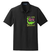  Brachiosaurus Dinosaur Just a Girl Who Loves Dinosaurs Dry Zone Grid Polo