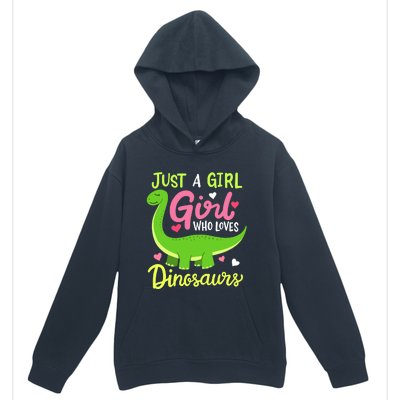  Brachiosaurus Dinosaur Just a Girl Who Loves Dinosaurs Urban Pullover Hoodie