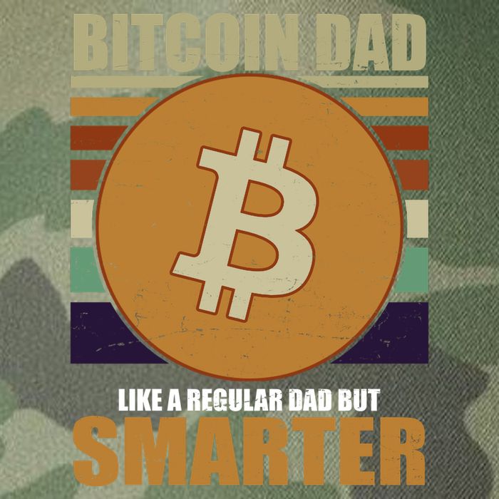 Bitcoin Dad Just Like A Regular Dad But Smarter Legacy Tie Dye Trucker Hat