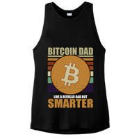 Bitcoin Dad Just Like A Regular Dad But Smarter Ladies PosiCharge Tri-Blend Wicking Tank