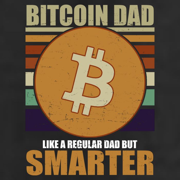 Bitcoin Dad Just Like A Regular Dad But Smarter Cool Comfort Performance Bucket Hat