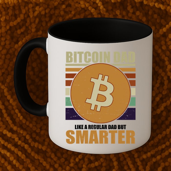 Bitcoin Dad Just Like A Regular Dad But Smarter Mug