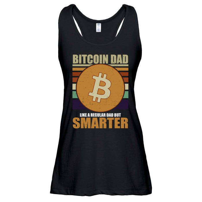 Bitcoin Dad Just Like A Regular Dad But Smarter Ladies Essential Flowy Tank