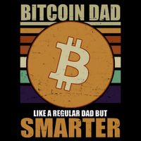 Bitcoin Dad Just Like A Regular Dad But Smarter 16 in Basic Backpack