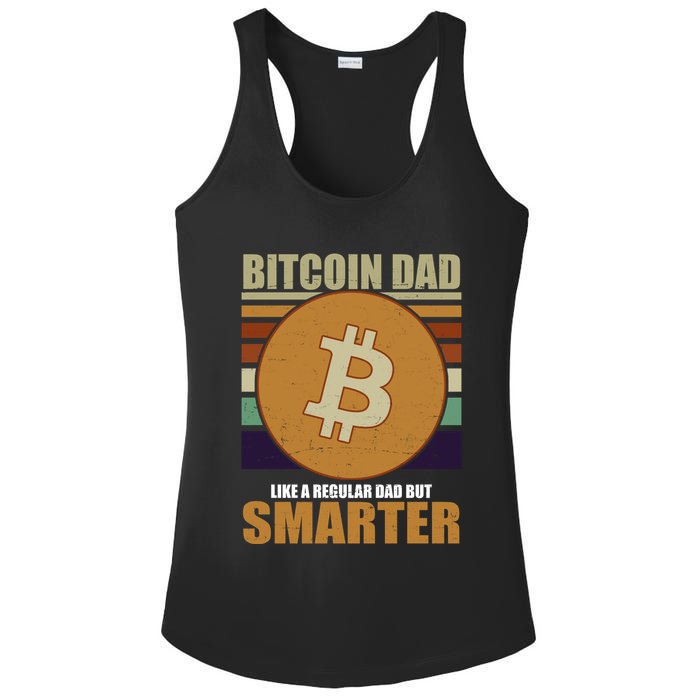 Bitcoin Dad Just Like A Regular Dad But Smarter Ladies PosiCharge Competitor Racerback Tank