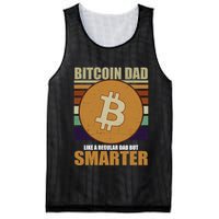 Bitcoin Dad Just Like A Regular Dad But Smarter Mesh Reversible Basketball Jersey Tank