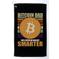 Bitcoin Dad Just Like A Regular Dad But Smarter Golf Towel
