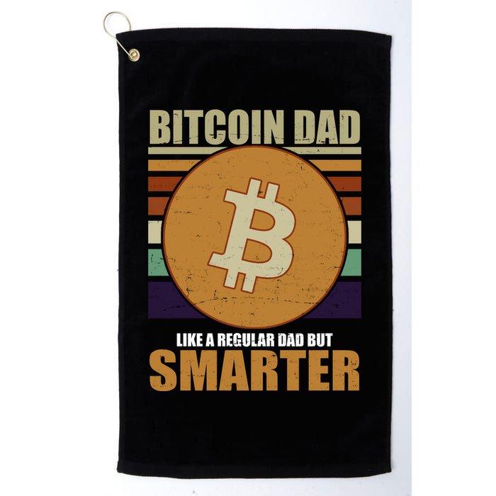 Bitcoin Dad Just Like A Regular Dad But Smarter Golf Towel