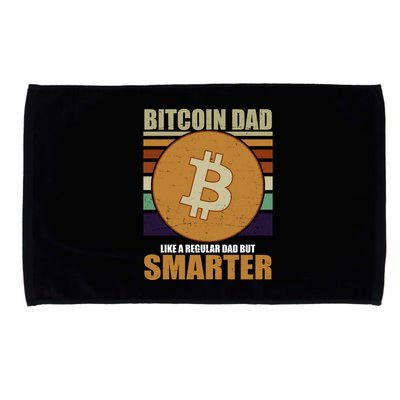 Bitcoin Dad Just Like A Regular Dad But Smarter Microfiber Hand Towel