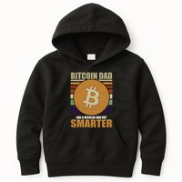 Bitcoin Dad Just Like A Regular Dad But Smarter Kids Hoodie