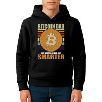 Bitcoin Dad Just Like A Regular Dad But Smarter Kids Hoodie
