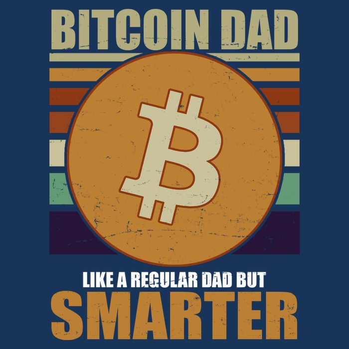 Bitcoin Dad Just Like A Regular Dad But Smarter Infant Baby Jersey Bodysuit