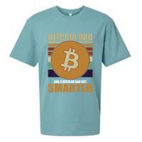 Bitcoin Dad Just Like A Regular Dad But Smarter Sueded Cloud Jersey T-Shirt