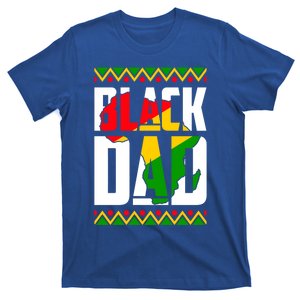 Black Dad Juneteenth King Father Black History Month Melanin Gift T-Shirt