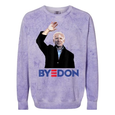 Bye Don Joe Biden Drops Out 2024 Election Colorblast Crewneck Sweatshirt