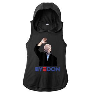 Bye Don Joe Biden Drops Out 2024 Election Ladies PosiCharge Tri-Blend Wicking Draft Hoodie Tank