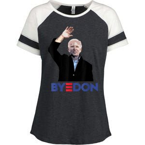 Bye Don Joe Biden Drops Out 2024 Election Enza Ladies Jersey Colorblock Tee